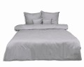 Pościel z adamaszku 200x220+2x70x80 Szara hotelowa
