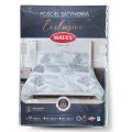 Pościel satynowa 160x200+2x70x80 Liście 57A Exclusive opakowanie