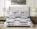 Pościel satynowa 160x200+2x70x80 boho 60A Exclusive