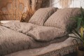 Pościel  jak kora 200x220+2x70x80 Naturalna Brązowa Boho