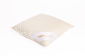 Poduszka puchowa 50x60 elegancka satynowa Moonlight Notte
