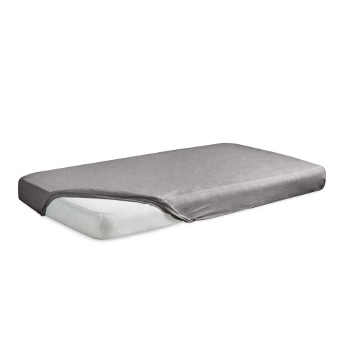 Prześcieradło jersey 120x200 z gumką Grafitowe Premium
