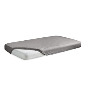 Prześcieradło jersey 140x200 z gumką Grafitowe Premium