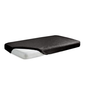 Prześcieradło jersey 90x200 z gumką Czarne Black Premium