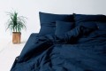 Pościel 160x200 granatowa Premium Pure Hop Design KPHD160200G
