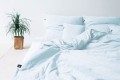 Pościel 160x200 błękitna Premium Pure Hop Design KPHD160200BK
