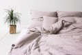 Prześcieradło bez gumki Brudny Róż PURE Hop Design