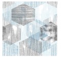 Pościel bawełna satynowa 200x220+2x70x80 figury geometryczne 44A Exclusive