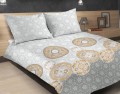 Pościel bawełna satynowa 200x220+2x70x80 złota 46A Exclusive