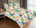 Pościel wielokolorowa 200x220+2x70x80 Kolorowe listki 51A Exclusive NEW