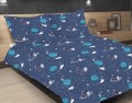 Pościel ciemna 200x220+2x70x80 kosmos 52A Exclusive NEW