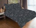 Pościel czarna 200x220+2x70x80 gwiazdozbiory 53A Exclusive NEW