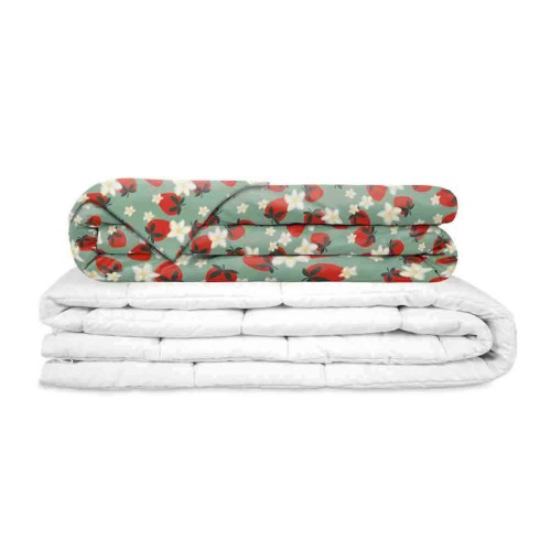 Kołderka obciążeniowa dla dzieci 90x120 letnia Truskawki Gravity Blanket