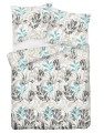 Pościel satynowa 160x200+2x70x80 gałązki 14A Premium Matex