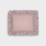 Poszewka na poduszkę z falbanami bawełniana Brudny Róż BOHO Pure Hop Design