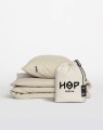 Pościel 160x200 bawełniana Naturalna Piaskowa Beż Boho Premium Pure Hop Design