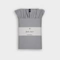Poszewka na poduszkę z falbanami Szara BOHO Pure Hop Design Jasiek